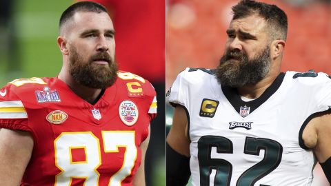 Hermanos Kelce.