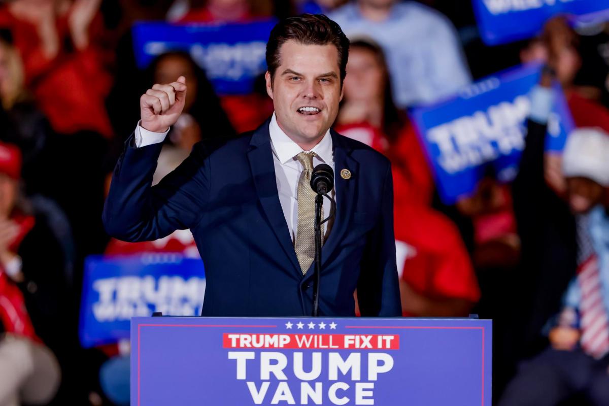 En su elección más polémica, Trump postula al ultra Matt Gaetz como fiscal general