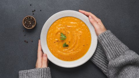 La sopa es una comida reconfortante para los días de frío.