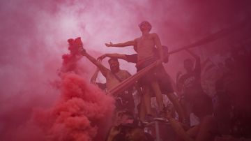 Hinchas del Caracas FC. Imagen referencial.