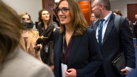 La representante electa Sarah McBride, demócrata por Delaware.