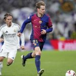 Frenkie de Jong durante El Clásico.