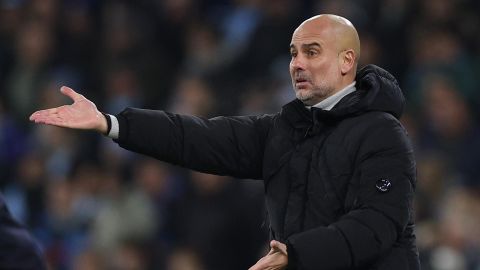 Pep Guardiola, entrenador del Manchester City.