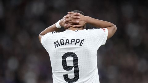 Kylian Mbappe durante el Clásico entre Real Madrid y el Barcelona.