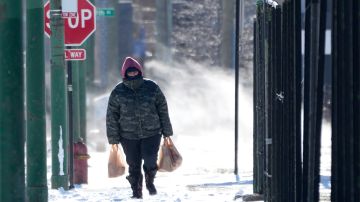 Nieve y frío en Chicago, Illinois