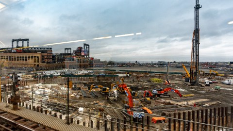 El área de Willets Point donde se halla localizado el estadio Citi Field, en Queens.