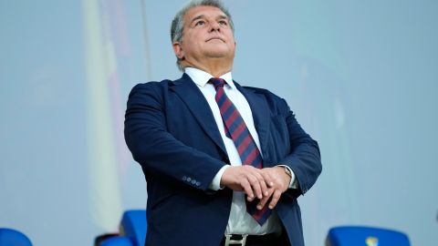 El presidente del FC Barcelona, Joan Laporta, pudo conseguir la prórroga.