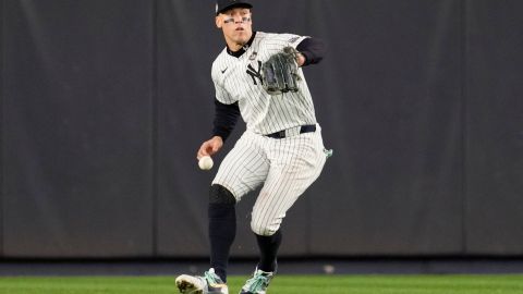 Aaron Judge durante la Serie Mundial 2024 ante Dodgers.