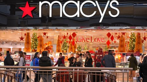 Compras navideñas en Macy's