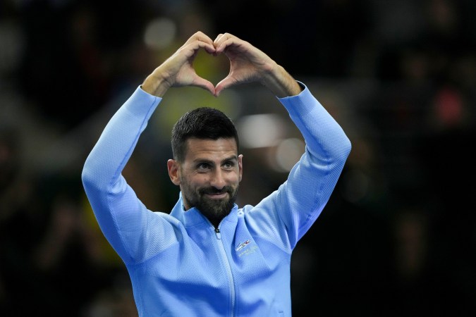 Novak Djokovic durante un torneo en Argentina.