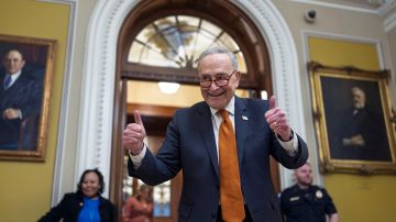 Chuck Schumer, líder de la mayoría demócrata en el Senado