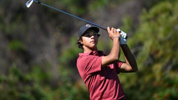 Charlie Woods durante el torneo en Orlando, Florida.