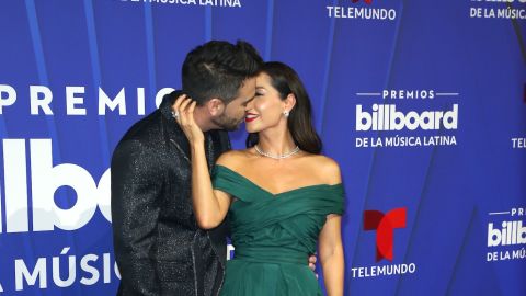 Carmen Villalobos con su novio Frederik Oldenburg.