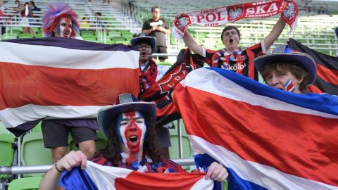 Fans de Costa Rica.