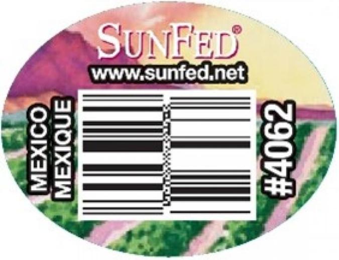 La FDA publicó en su sitio web, fotografías de las etiquetas de los pepinos distribuidos en varios estados del país.