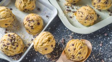 Congelas a masa de las galletas ayuda a aumentar el sabor de las galletas.