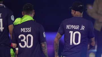 Messi y Neymar Jr. en el PSG.