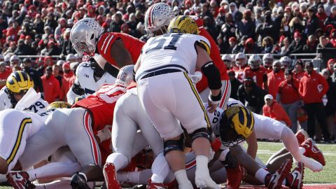 Partido entre Michigan y Ohio State.