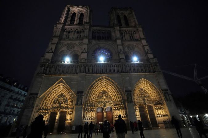 La Catedral de Notre Dame fue reinaugurada tras el incendio que sufrió en 2019.