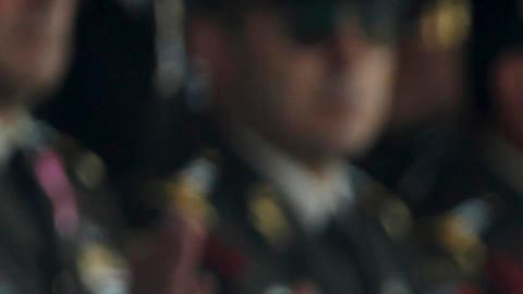 Fotografía de archivo del 3 de octubre de 2024, de la presidenta de México, Claudia Sheinbaum, durante una acto protocolario con las Fuerzas Armadas y Guardia Nacional, en la Ciudad de México (México).