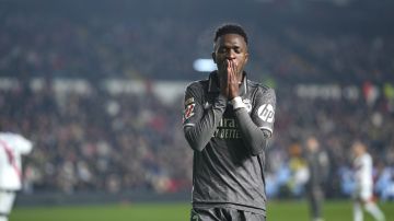 Vinícius Jr. con el Real Madrid.