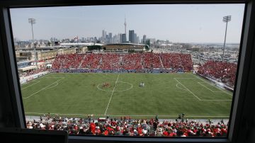 Vista del BMO field, una de las sedes candienses del Mundial de 2026.