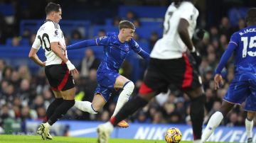 Cole Palmer justo antes de marcar el golazo ante el Fulham.