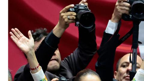Combo de fotografías de los hechos que marcaron el año en México.