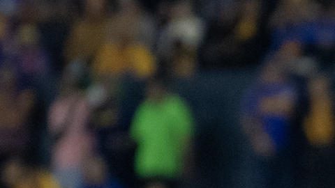 Jugadores de San Luis celebran su triunfo durante un partido de vuelta correspondiente a cuartos de final del Torneo Apertura 2024 entre Tigres y San Luis.