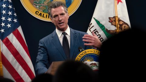 El gobernador de California, el demócrata Gavin Newsom, en una foto de archivo.
