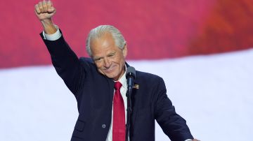 Peter Navarro durante la Convención Nacional Republicana en julio de este año.