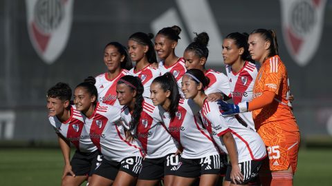 Equipo femenino de River Plate. Imagen referencial.