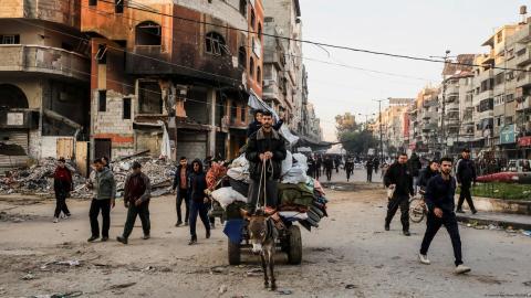 El planteamiento de Trump no fue bien recibido por Egipto y Jordania.