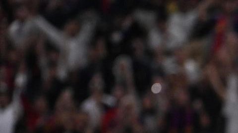 Lamine Yamal celebra su gol para el 0-2 del Barcelona al Athletic Club.
