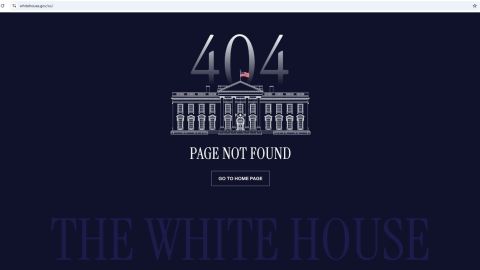 Así luce la página en español de la Casa Blanca.