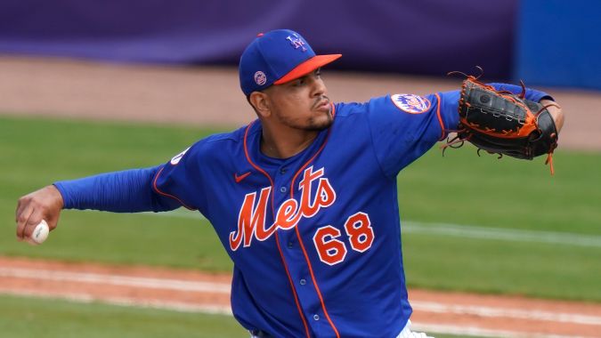 Dellin Betances en su etapa con los New York Mets.