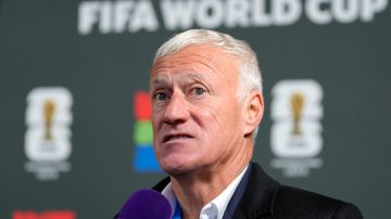 Deschamps durante el sorteo del Mundial 2026.