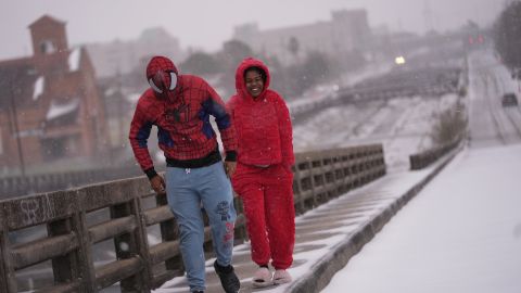 Tormenta de nieve en New Orleans, Louisiana