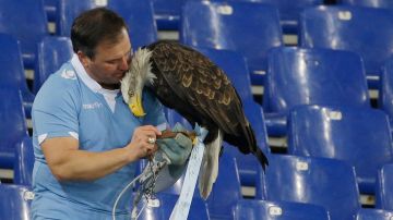 Juan Bernabé tenía años como el adiestrador de la mascota oficial de la Lazio.