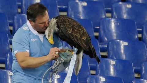 Juan Bernabé tenía años como el adiestrador de la mascota oficial de la Lazio.