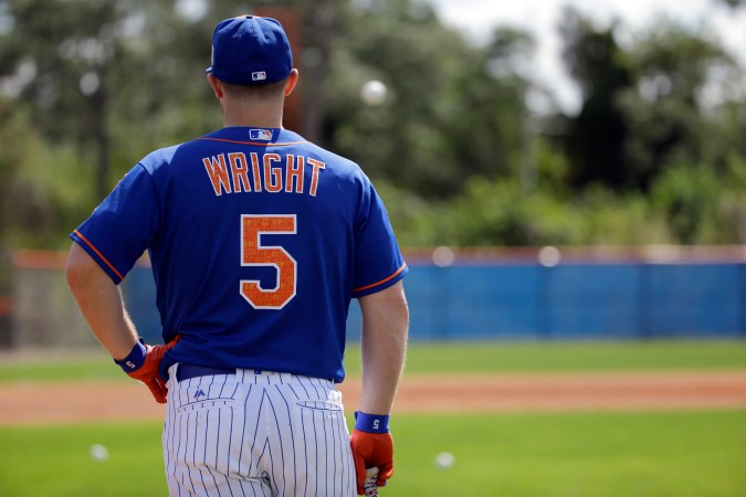 David Wright usó el dorsal "5" durante toda su carrera con los Mets.