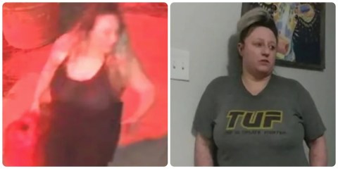 Cámaras de seguridad captaron a Danielle Bertothy incendiando negocios en Puerto Rico