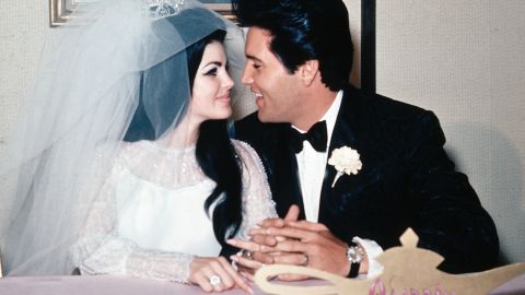 Elvis y Priscilla Presley se casaron en Las Vegas, Nevada, en 1967.