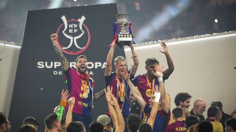 FC Barcelona campeón de la Supercopa de España.