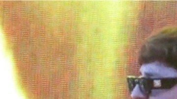 Gabito y Anuel AA en el gran opening del Super Bowl LIX.