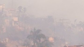 Vecindario donde estaba la casa de Paris Hilton quedó destruido.