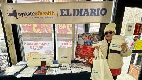 Jackeline Alzate participó en el evento realizado en el Supermercado C-Town.