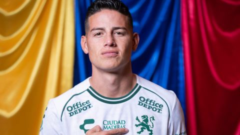 James Rodríguez con el Club León.