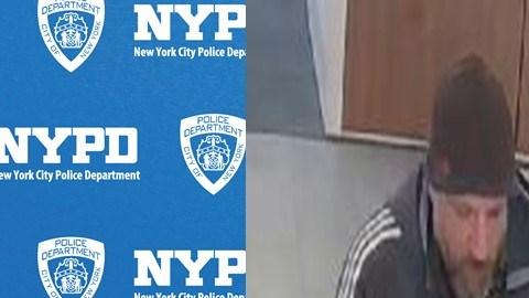 El Departamento de Policía de Nueva York (NYPD) publicó imágenes de las cámaras de seguridad esperando que alguien lo pueda reconocer.