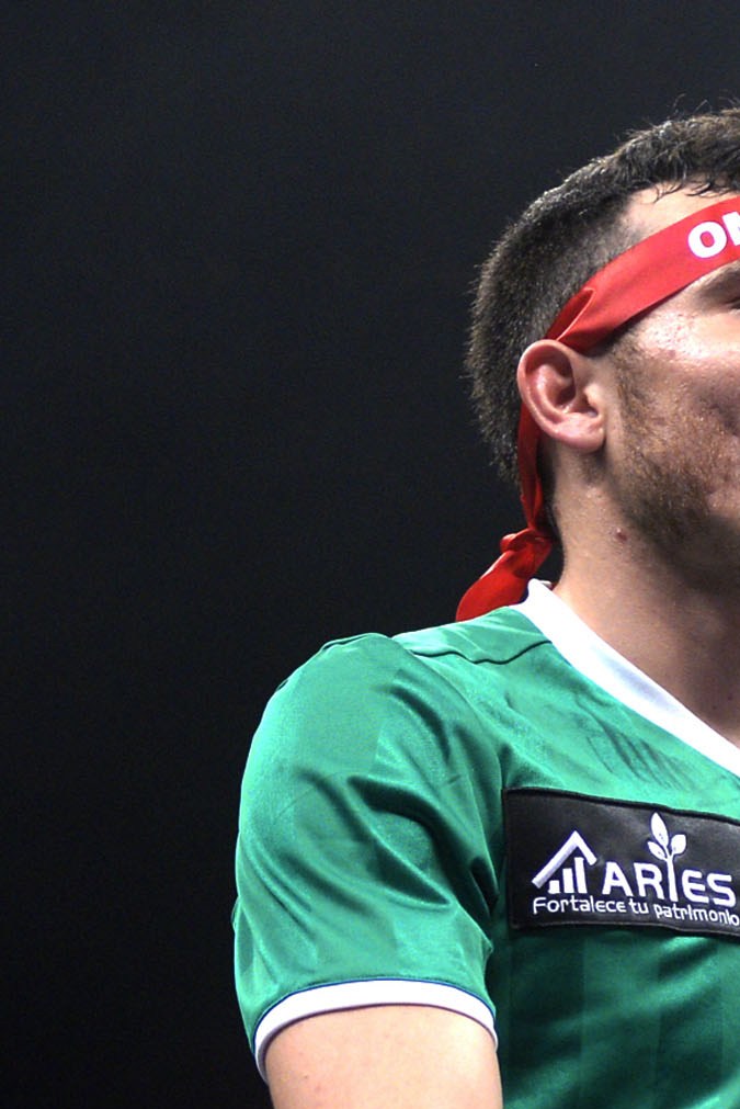 Omar Chávez, durante la Función de Boxeo celebrada en el gimnasio Manuel Bernardo Aguirre Foto: Imago7/José Zamora